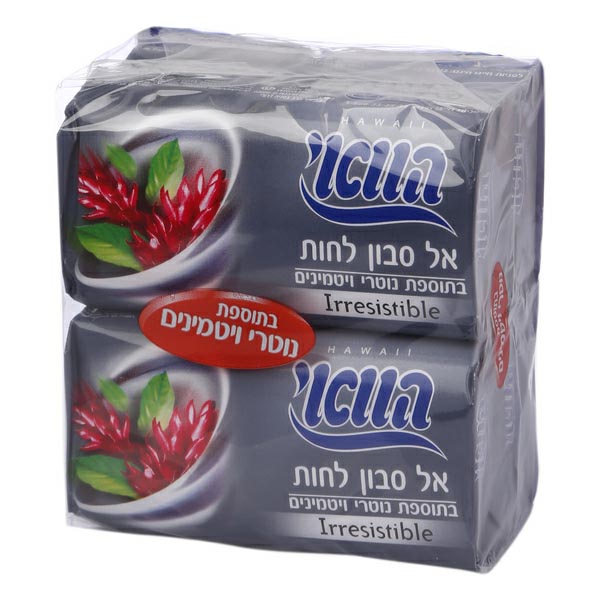הוואי אל סבון לחות בתוספת נוטרי ויטמינים Irresistible 4×100 גרם